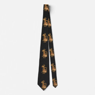 Cravate Elegant Black Neck Tie with Arjuna Image