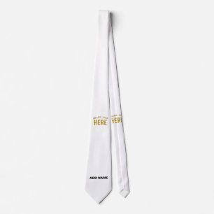 CRAVATE ÉLÉGANT BLANC PERSONNALISABLE MODERNE MARQUE VÉRIF