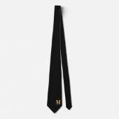 Cravate Élégant Collet de Mariage Monogramme + Nom (Devant)
