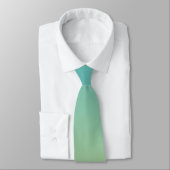 Cravate Élégant dégradé couleur vert cyan Ombre (Attaché)