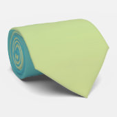 Cravate Élégant dégradé couleur vert cyan Ombre (Roulé)