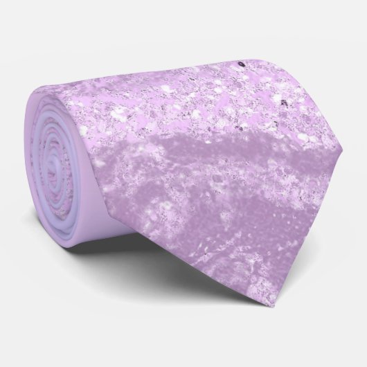 Cravate Elégant dégradé moderne marbre parties scintillant (Roulé)