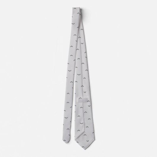 Cravate Elégant design simple motif gris pour lui (Dos)