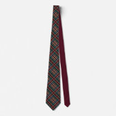 Cravate Elégant Dk Plaid Cranberry Blue Turquoise Holiday (Devant)
