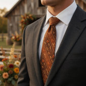 Cravate Elegant Fall Stripe Pattern