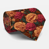 Cravate Elegant Gifts For Father Carnation Floral (Roulé)