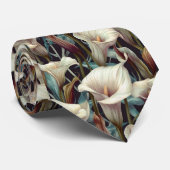 Cravate Elegant Gifts For Him Calla Lilies Floral (Roulé)
