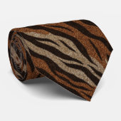 Cravate Elegant Gifts For Him Tiger Print (Roulé)