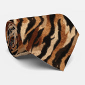 Cravate Elegant Men Gifts Tiger Skin (Roulé)