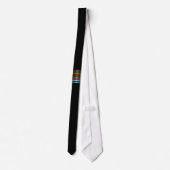 Cravate Elegant Metallic Gradient Stripes Design (Dos)