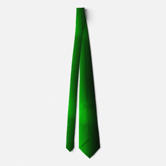 Cravate Élégant minimaliste moderne vert noir (Dos)
