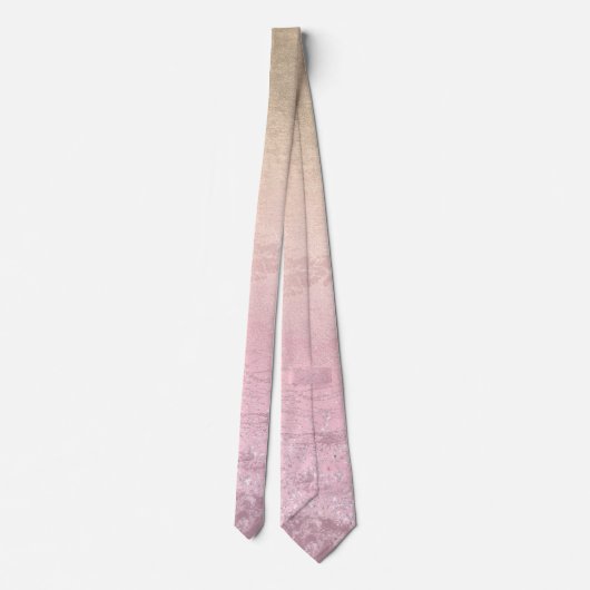 Cravate Elégant moderne chic rose or parties scintillant m (Dos)