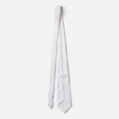 Cravate Elegant Monogram + Name Wedding Tie (Dos)