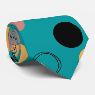 Cravate Elégant motif bleu élégant hommes abstraits