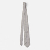 Cravate Élégant Motif Burlap (Dos)