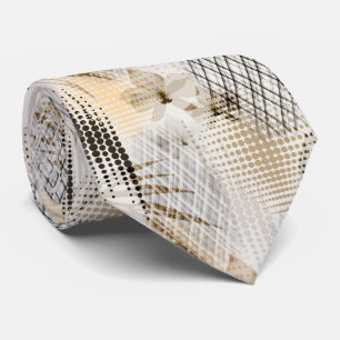 Cravate Élégant motif d'orchidées.