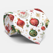 Cravate "Élégant Motif d'ornement de Noël sans couture (Roulé)
