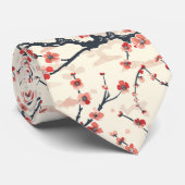 Cravate Élégant Motif sans couture en fleur de cerisier (5 (Roulé)