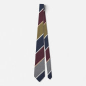 Cravate Elegant Multi-Color Regimental Striped (Devant)
