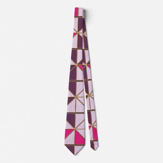 Cravate Elegant Nubian Geometric Tie (Devant)