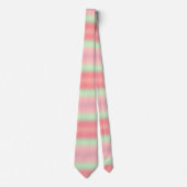 Cravate Élégant Ombre rose et vert (Devant)