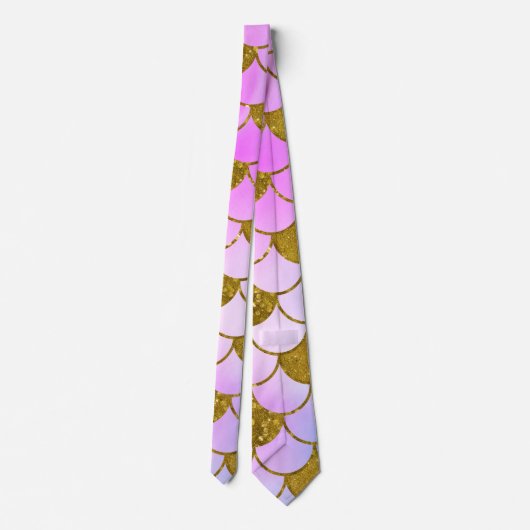 Cravate Elégant Pastel Rose Gold Parties scintillant Échel (Dos)