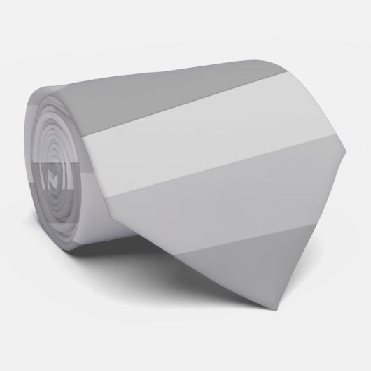 Cravate élégant Pastel Silver Bars (Roulé)