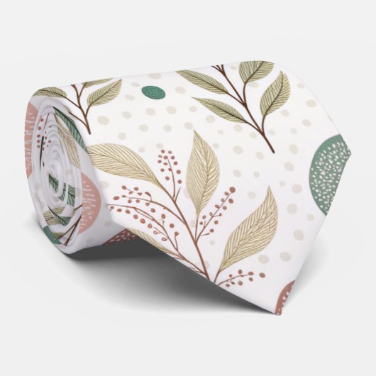 Cravate Elegant Polka Dot Tie for Work or Special Occasion (Roulé)