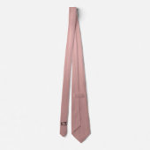 Cravate Élégant Rose Classic Monogrammes Initiales (Dos)