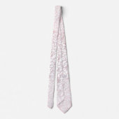 Cravate Elégant Rose Gold Flowers Floral Botanical Design (Dos)