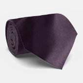 Cravate Élégant Satin Violet (Roulé)