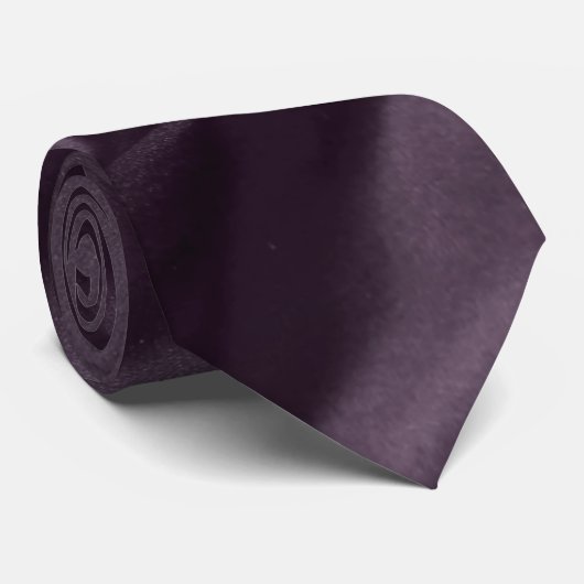Cravate Élégant Satin Violet (Roulé)