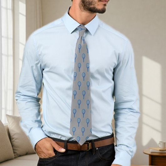 Cravate Elegant tennis-themed tie