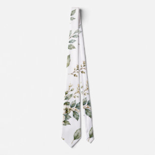 Cravate Élégant Tie Botanique Eucalyptus