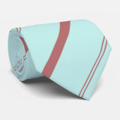 Cravate Élégant vert clair lignes diagonales triées (Roulé)