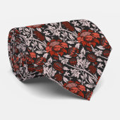 Cravate Elegant Victorian Floral Pattern (Roulé)