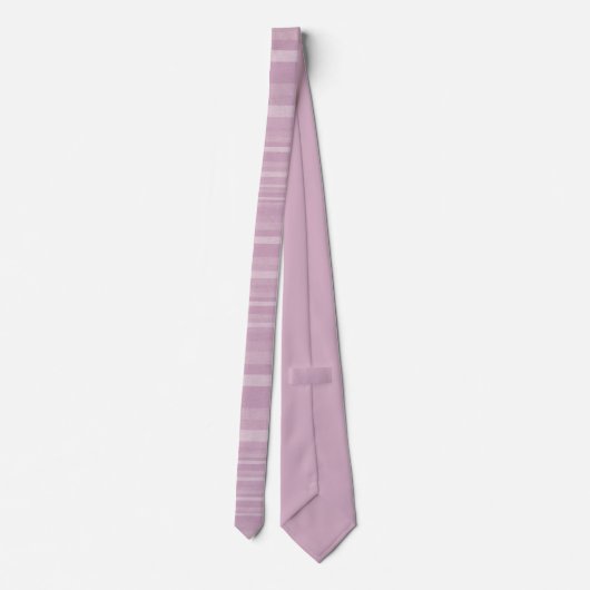 Cravate Élégant violet Lilac Motif rayé Hommes (Dos)