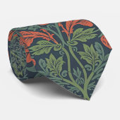 Cravate Elegant William Morris Strawberry Floral Pattern (Roulé)