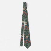 Cravate Elegant William Morris Strawberry Floral Pattern (Dos)