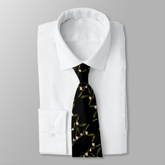 Cravate Élégant Yule Mistletoe (Attaché)