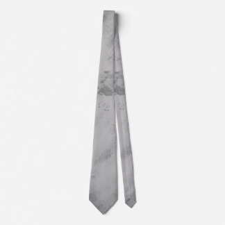 Cravate élégante à motif marbre gris