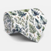 Cravate élégante à motif sapin (Roulé)