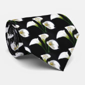 Cravate Elégante Calla Lily Flowers 10 (Roulé)