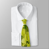 Cravate Élégante Chartreuse Vert Limelight Hydrangea (Attaché)