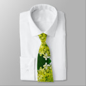Cravate Élégante Chartreuse Vert Limelight Hydrangea (Attaché)