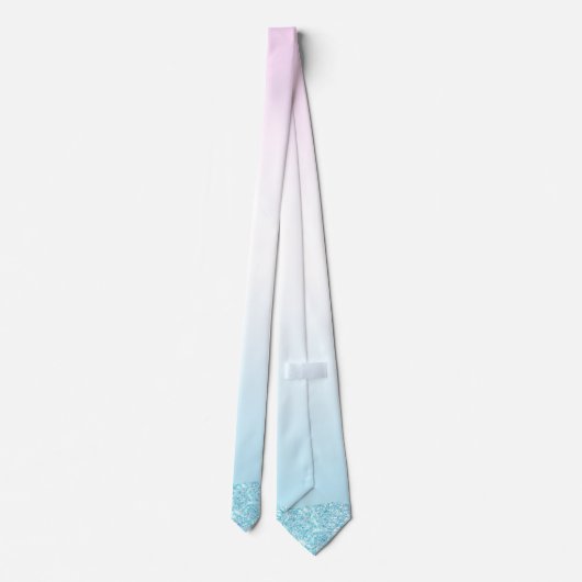 Cravate Elégante parties scintillant moderne colorée dégra (Dos)