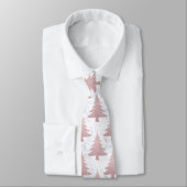 Cravate Elégante Parties scintillant Rose or & Marble Arbr (Attaché)