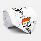 Cravate élégante pour hommes avec GOTH GAIL (Roulé)