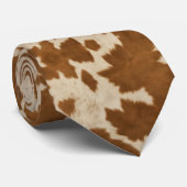 Cravate Elégante Vache Faux Cuir Collection tendance (Roulé)