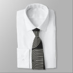 Cravate Elégantes lignes Arc Mariage noir blanc<br><div class="desc">Elégante Mid Century Mod Arch Lines Cravate Mariage noir et blanc</div>